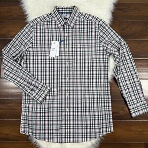Southern Tide Men's Size Large Forest Blome Charleston Master‎ Plaid Sport Shirt